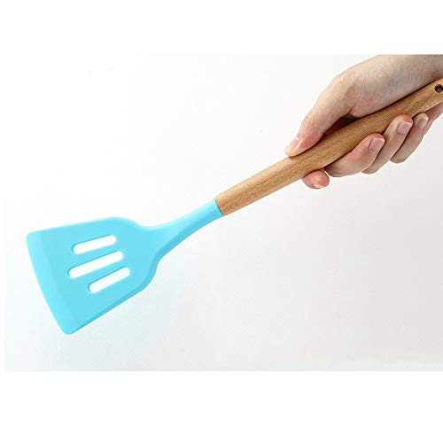 15-Piece Silicone Utensil Set with Storage Holder