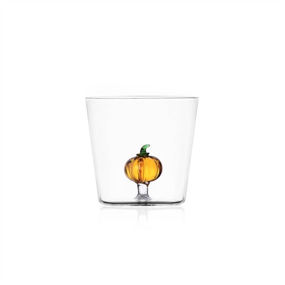 Six-Piece Vegetable-Design Borosilicate Tumbler Set