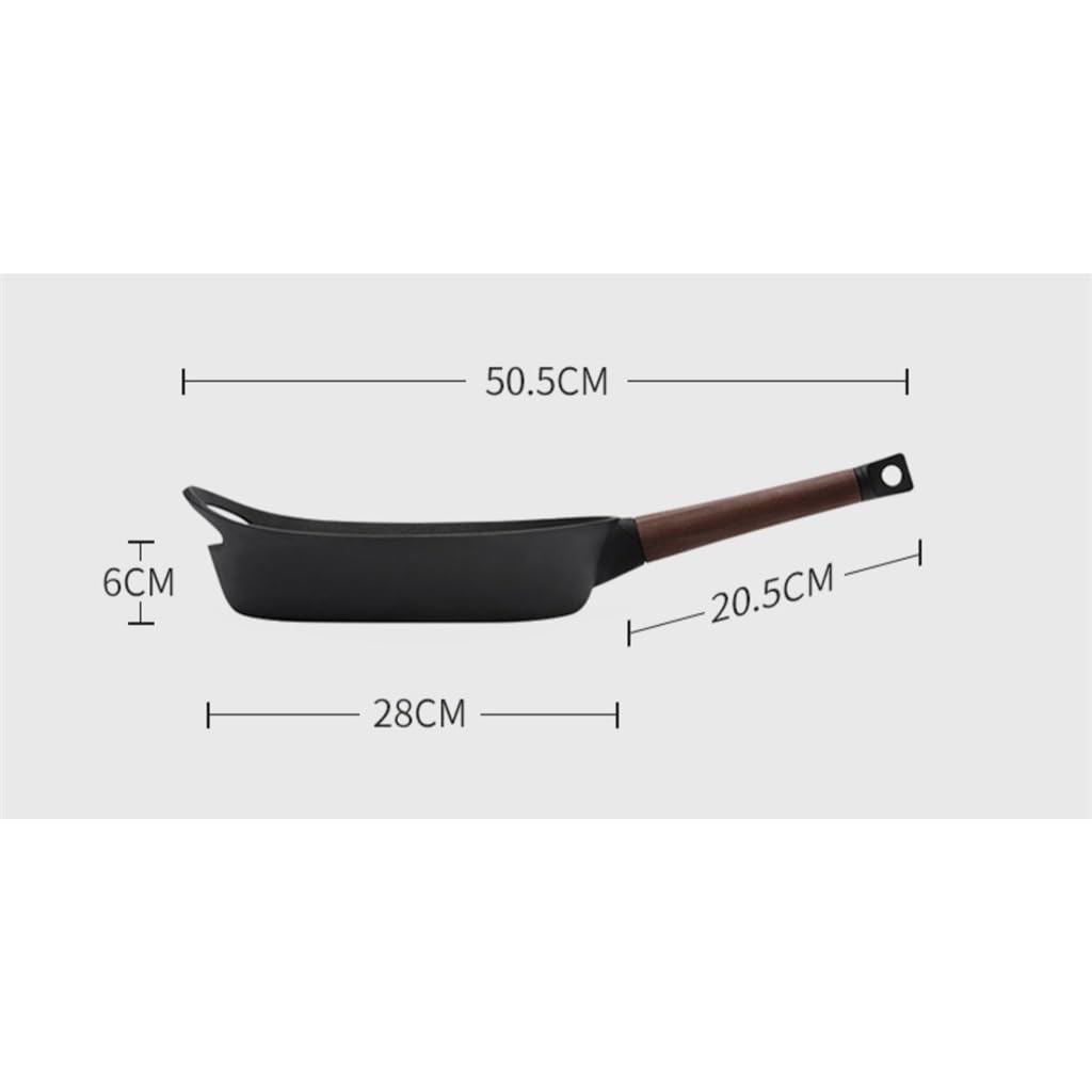 Single-Handle Cast Iron Frying Pan