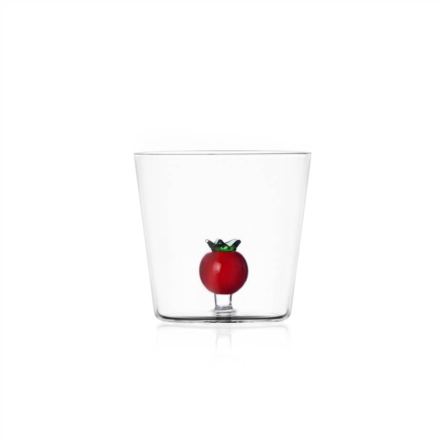 Six-Piece Vegetable-Design Borosilicate Tumbler Set