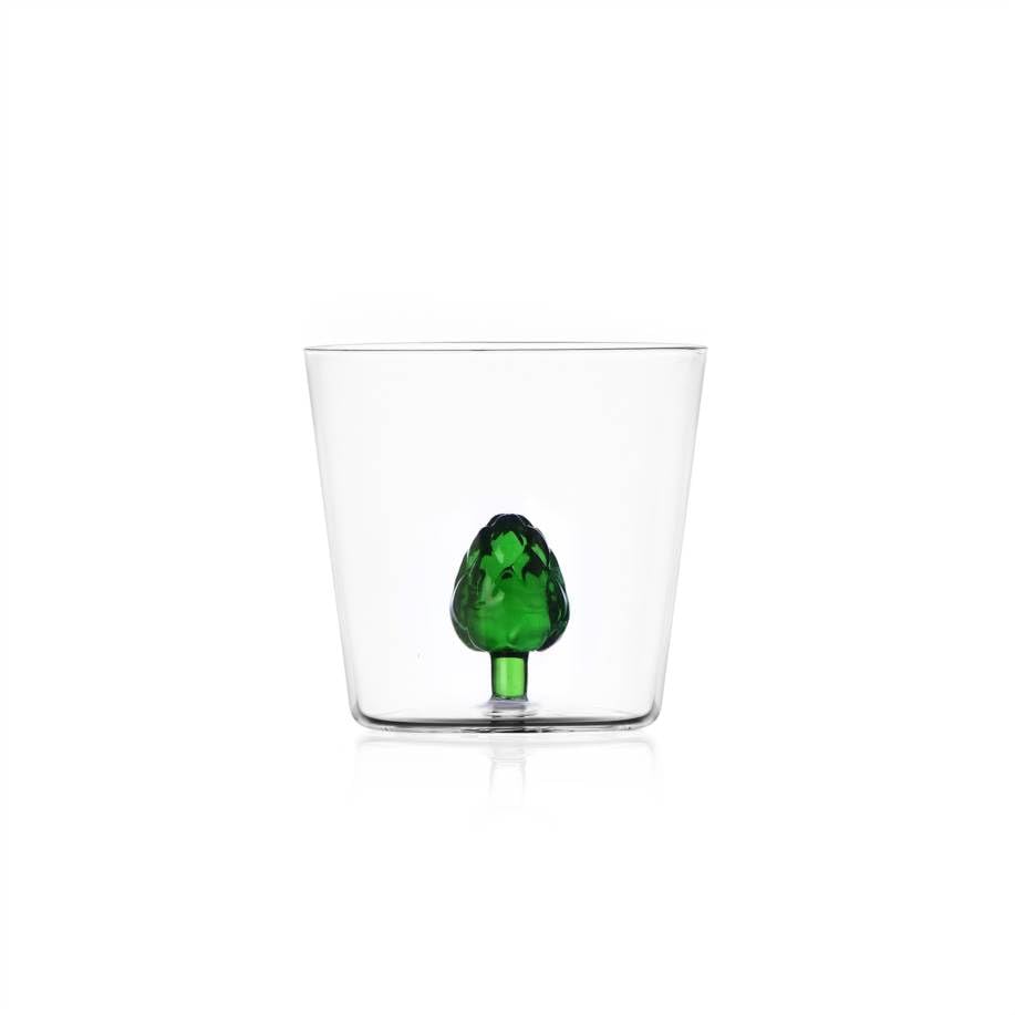 Six-Piece Vegetable-Design Borosilicate Tumbler Set