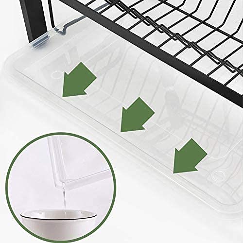 Two-Tier Stainless Steel Dish Drying Rack
