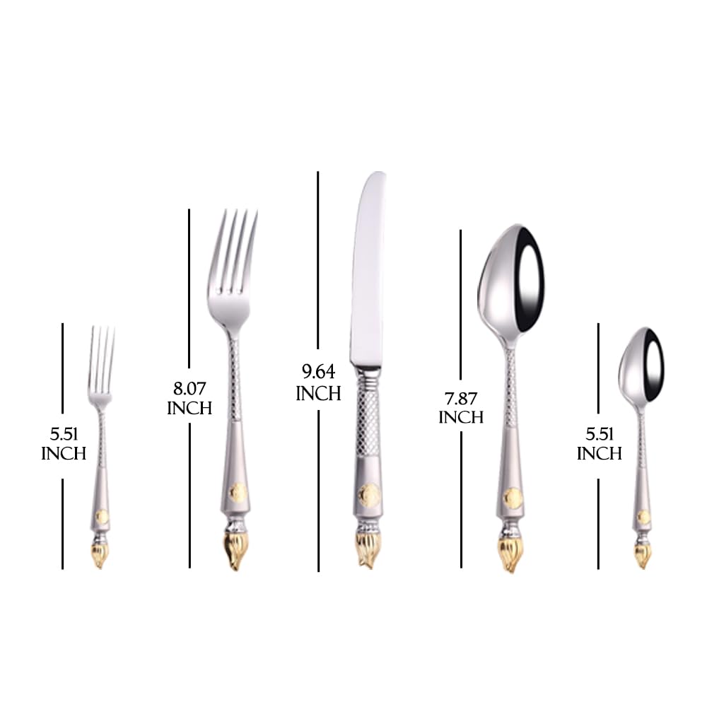 60-Piece 18/8 Stainless Steel Flatware Set
