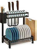 Two-Tier Stainless Steel Dish Drying Rack