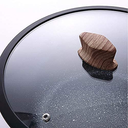 28cm Nonstick Iron Wok with Lid