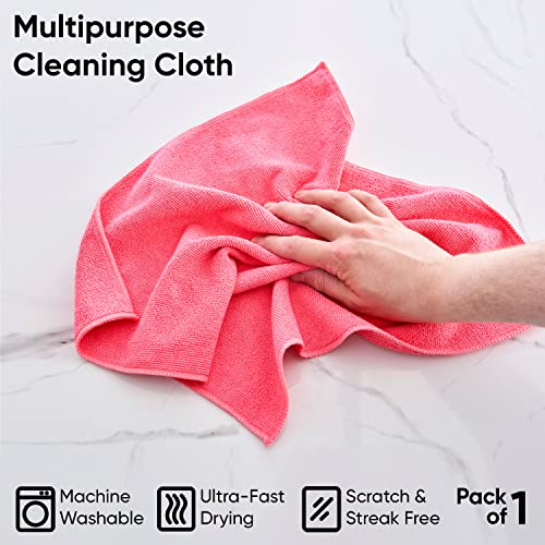 Color-Coded Microfiber Cleaning Cloth Collection