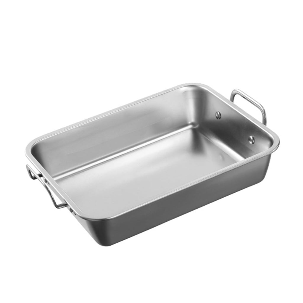 Deep Stainless Steel Roasting Pan