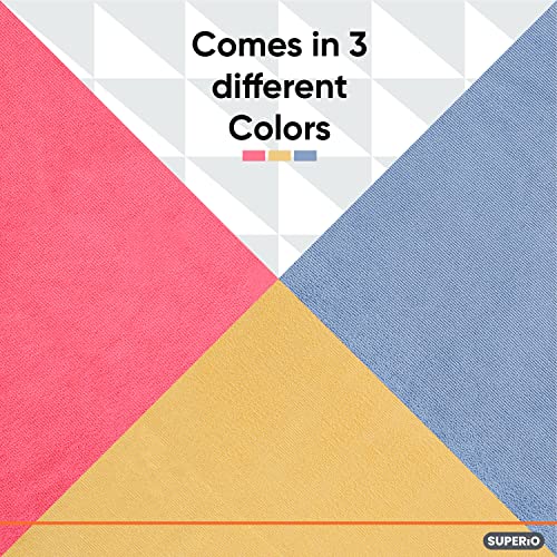Color-Coded Microfiber Cleaning Cloth Collection
