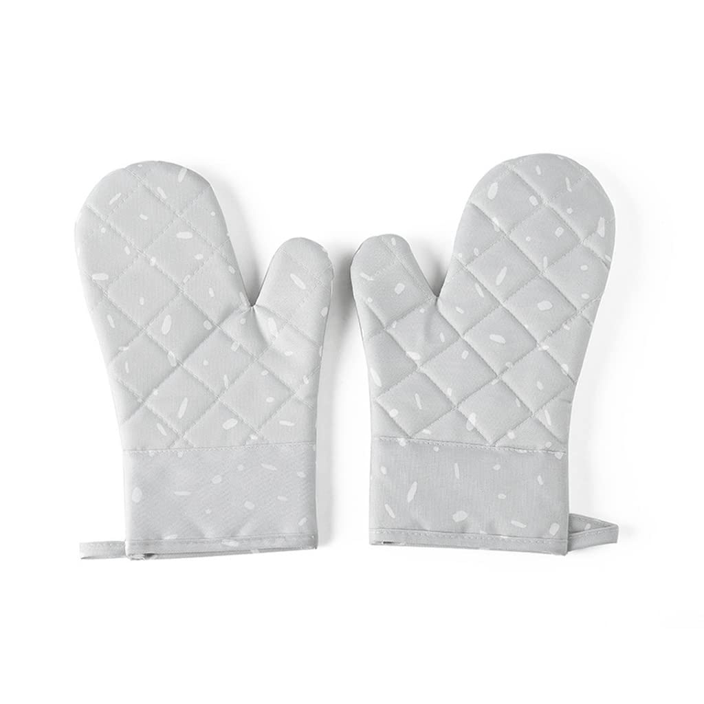 Two-Piece Quilted Oven Mitt Set