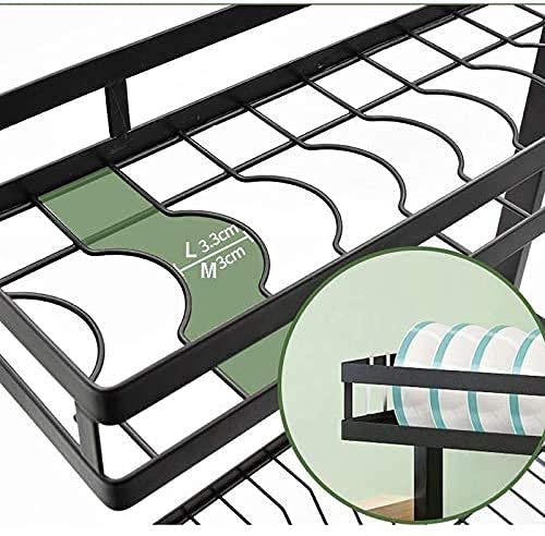 Two-Tier Stainless Steel Dish Drying Rack