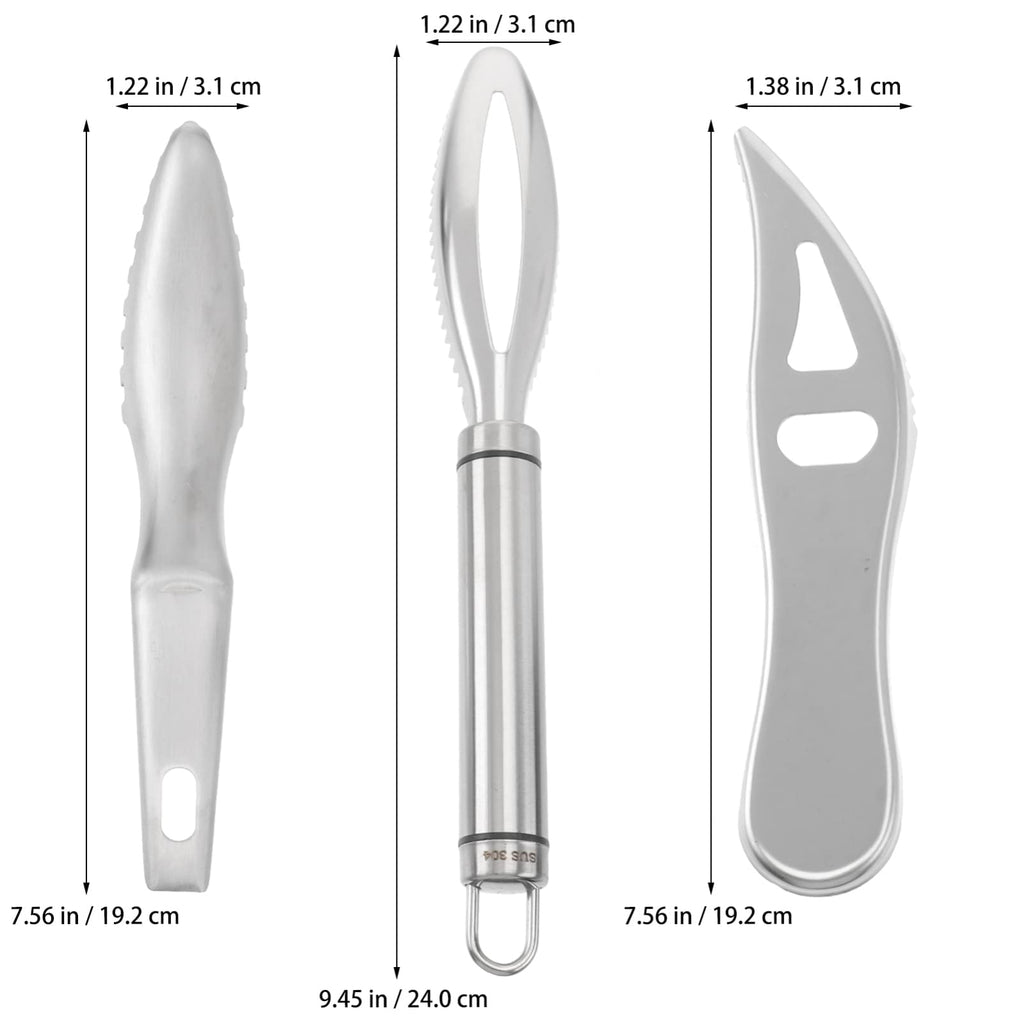 6-Piece Seafood Peeler and Grater Tool Set