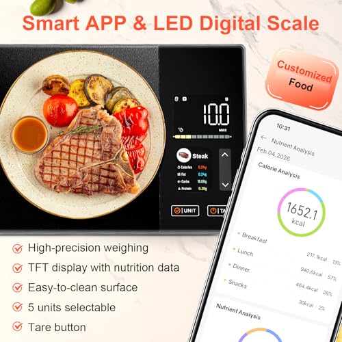 Smart Food Scale with Nutrition Calculator