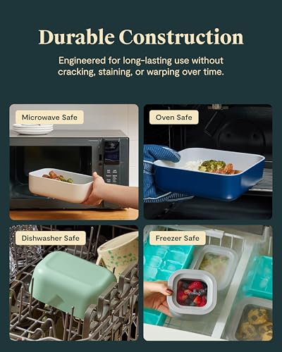 Glass Food Storage Container Set