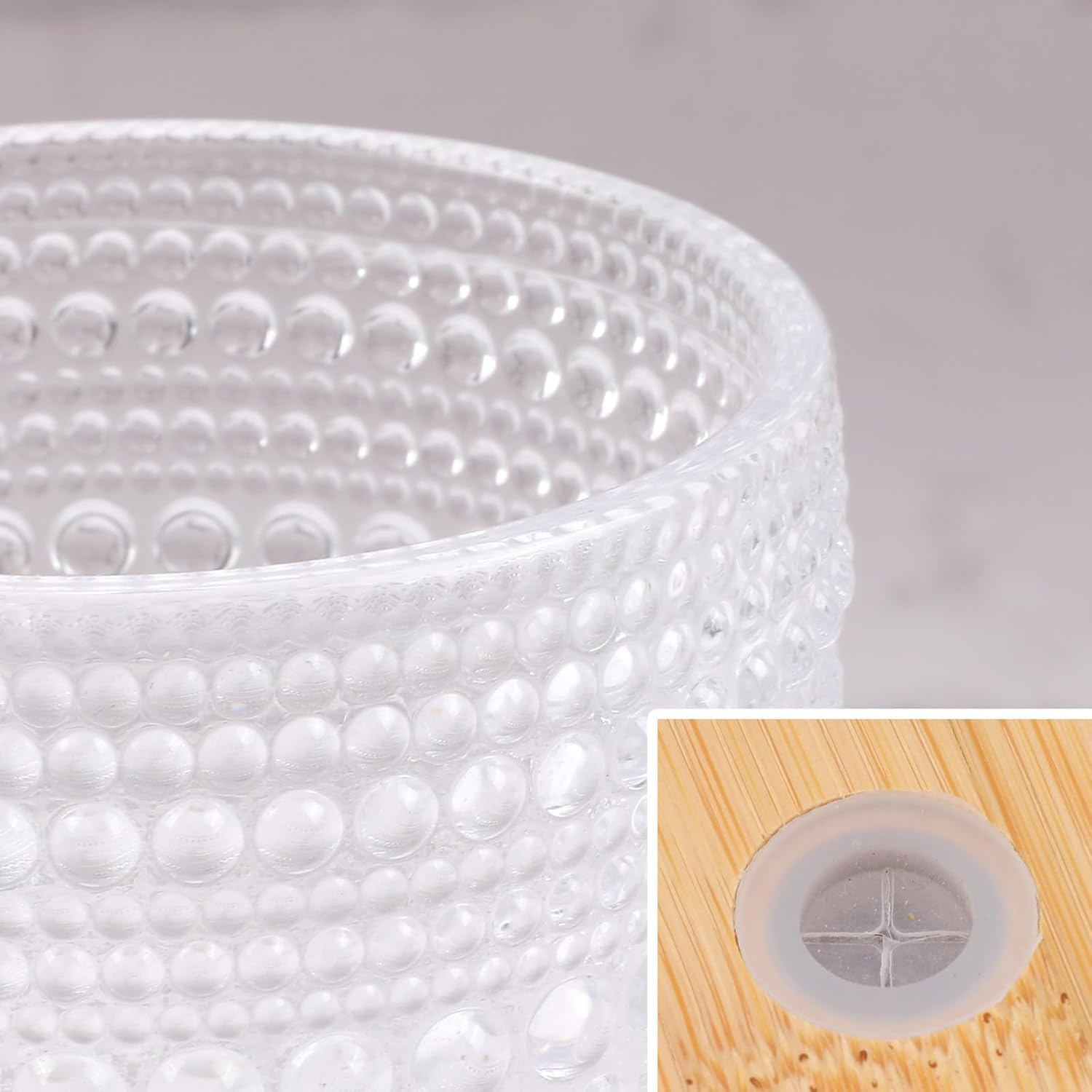 Four-Piece 16oz Ribbed Old-Fashioned Glass Set