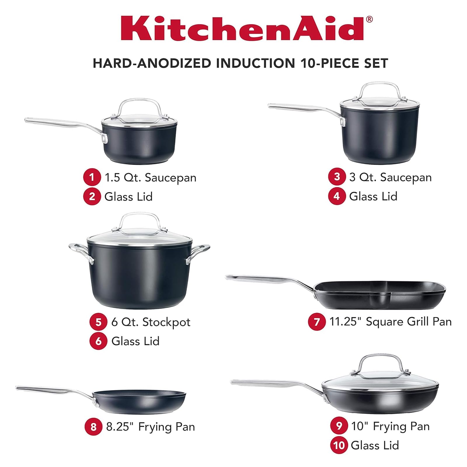 Hard-Anodized Nonstick Cookware Collection