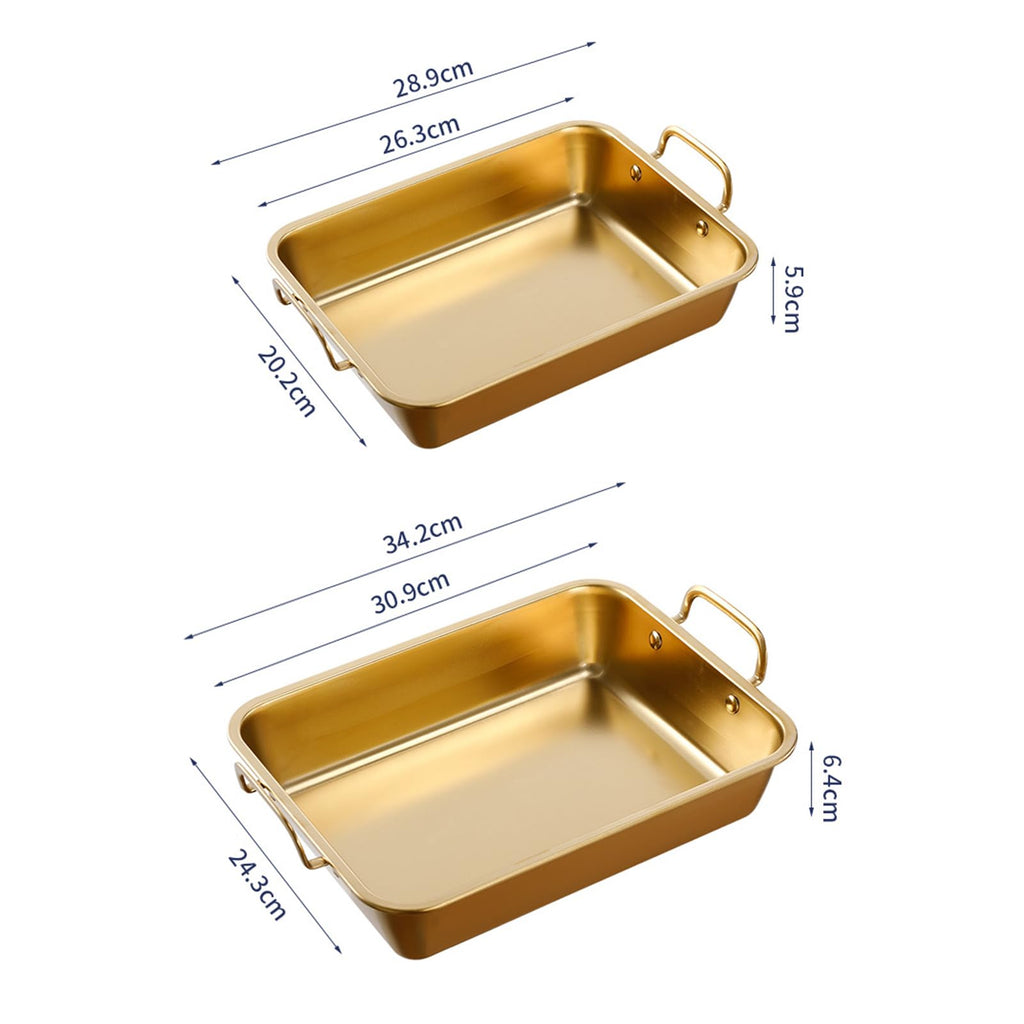 Deep Stainless Steel Roasting Pan
