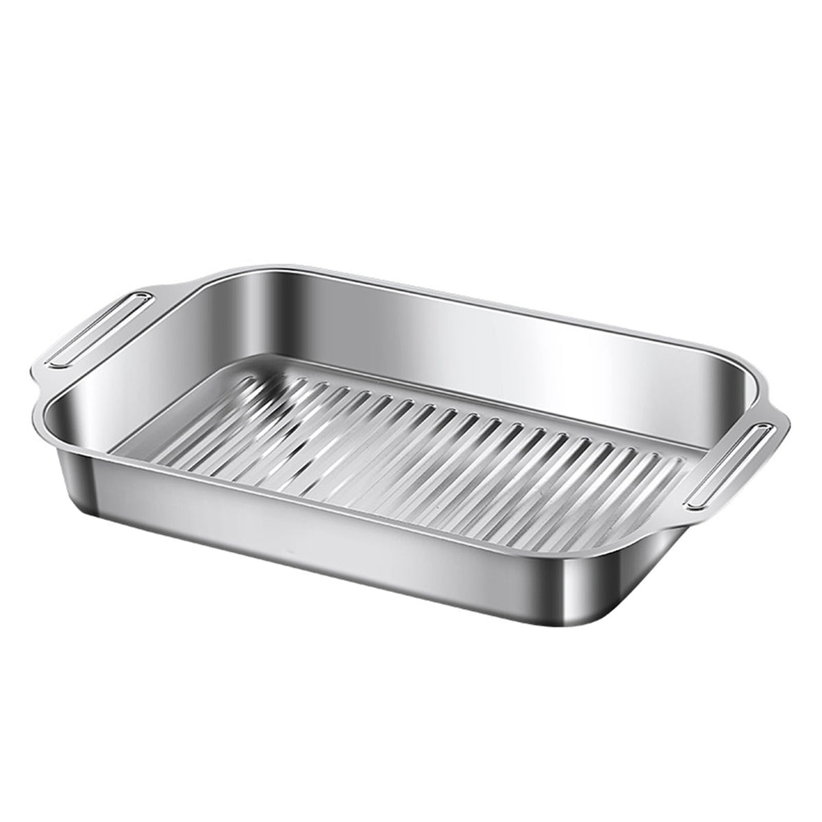 Rectangular Stainless Steel Roasting Pan
