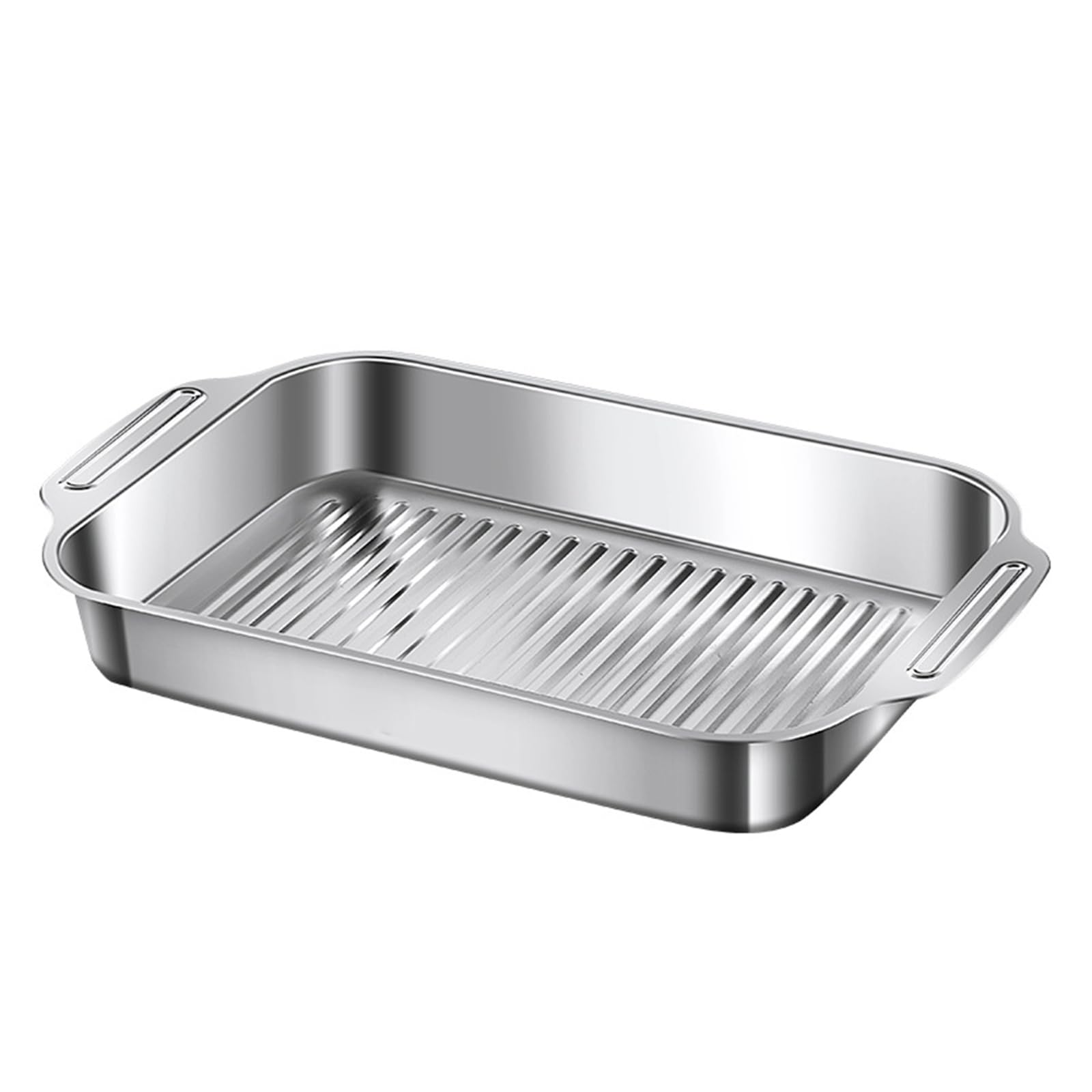 Rectangular Stainless Steel Roasting Pan