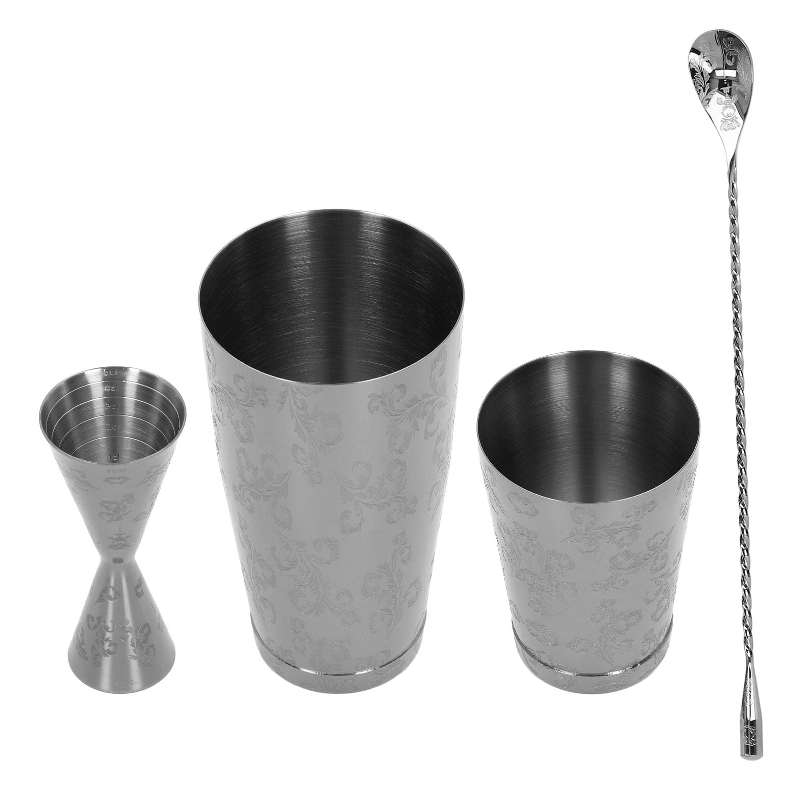 10-Piece Stainless Steel Cocktail Shaker Set