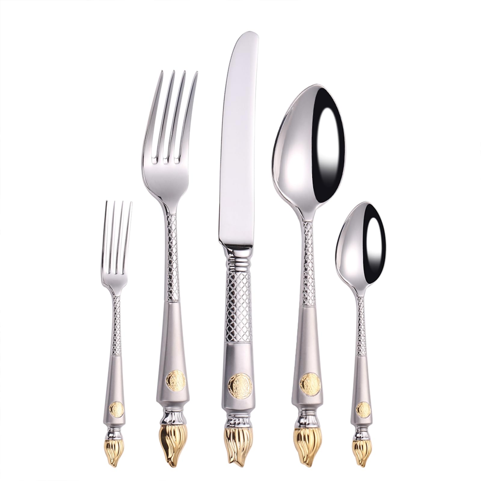 60-Piece 18/8 Stainless Steel Flatware Set