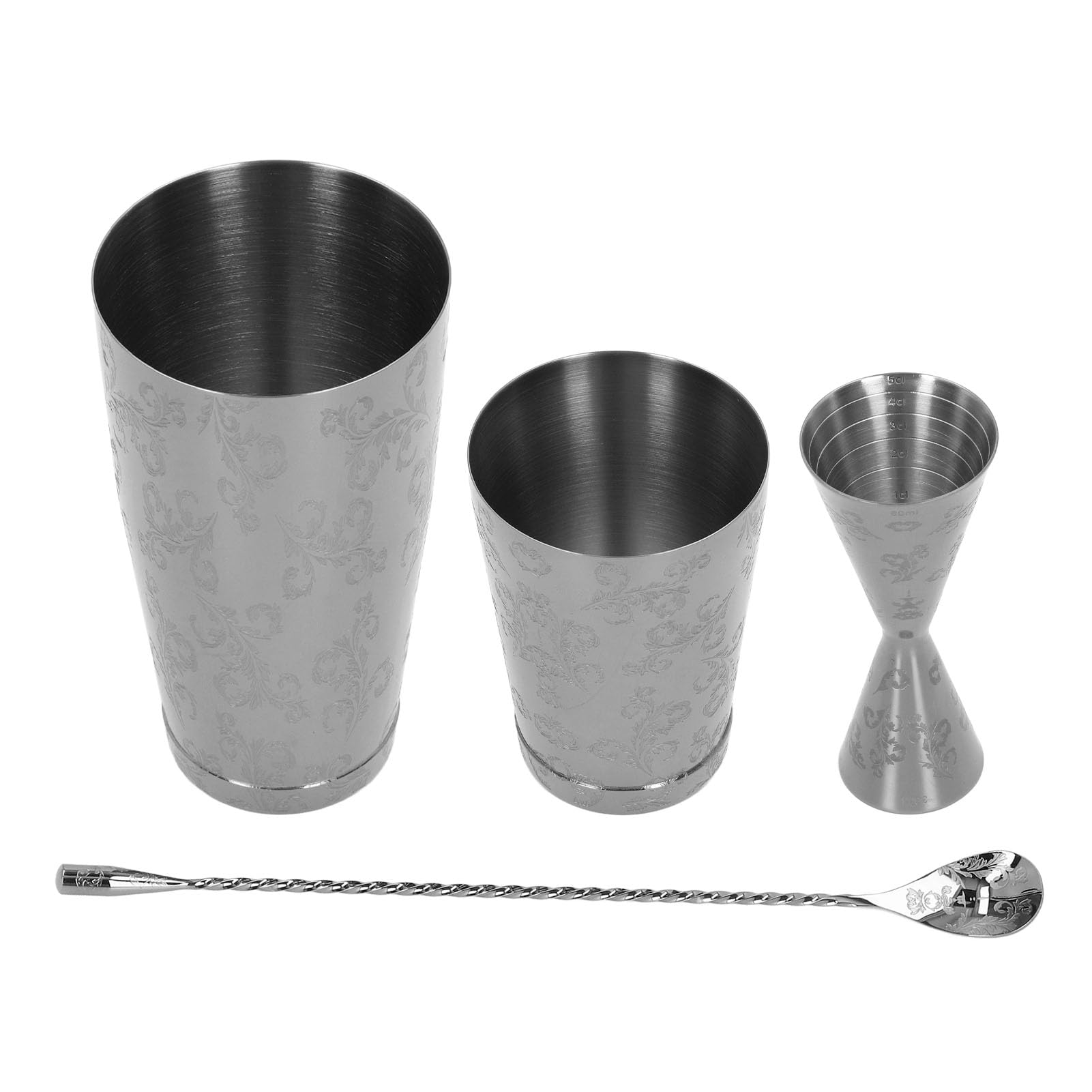 10-Piece Stainless Steel Cocktail Shaker Set