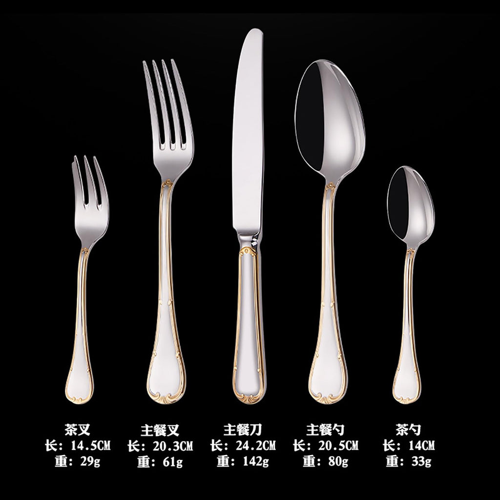 Stainless Steel Flatware Set Collection