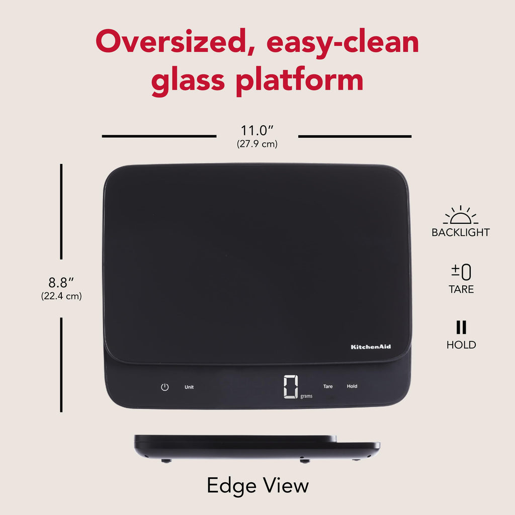 30lb Glass Digital Kitchen Scale