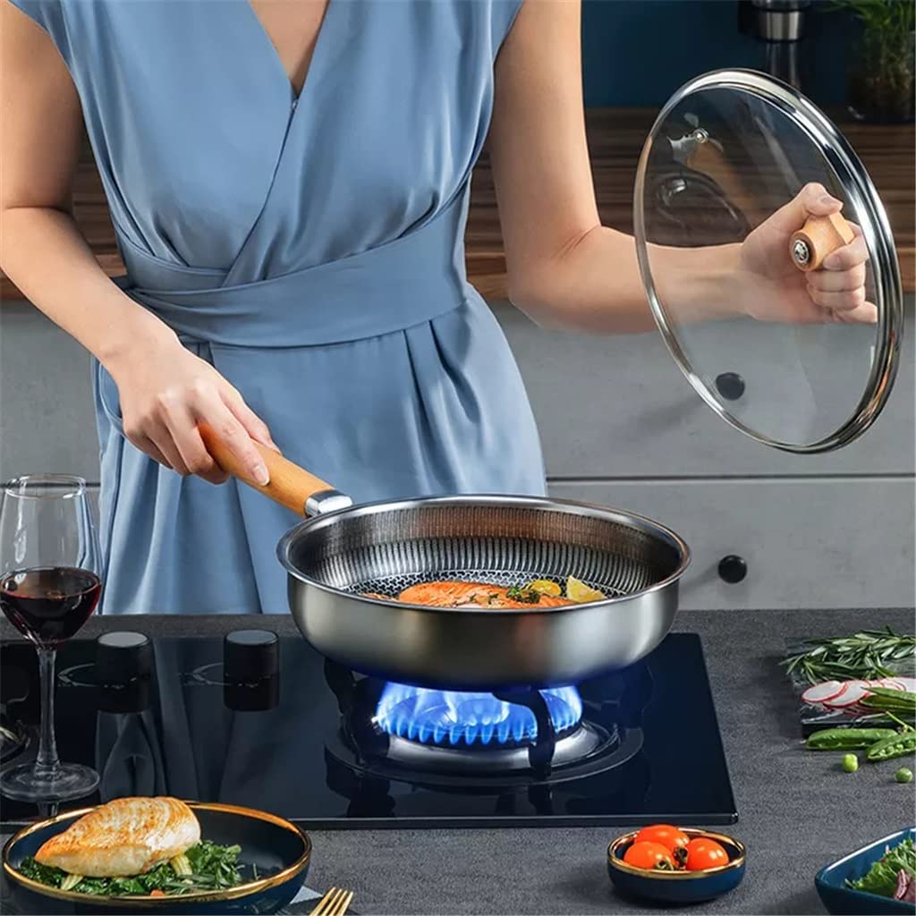 26cm Stainless Steel Frying Pan