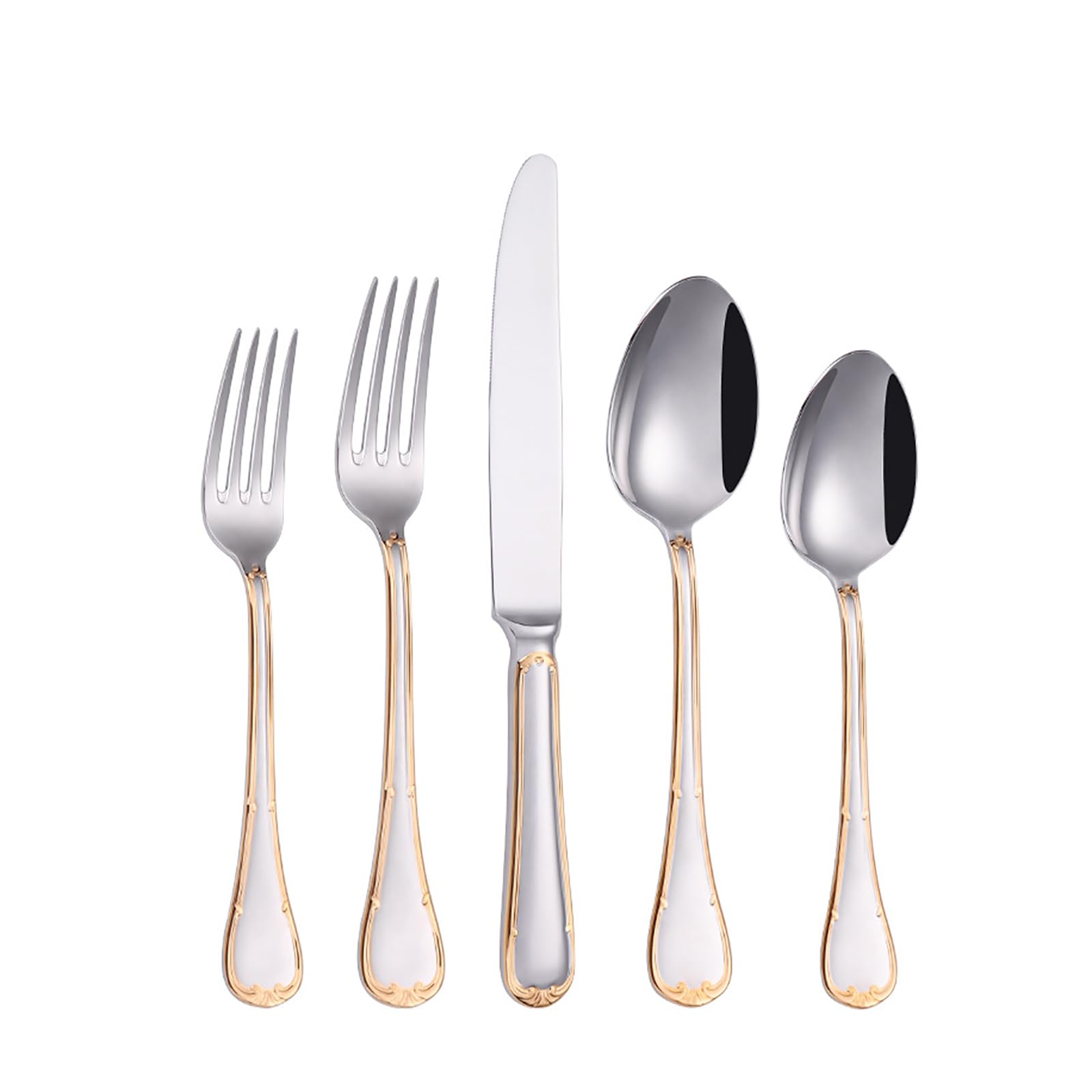 Stainless Steel Flatware Set Collection