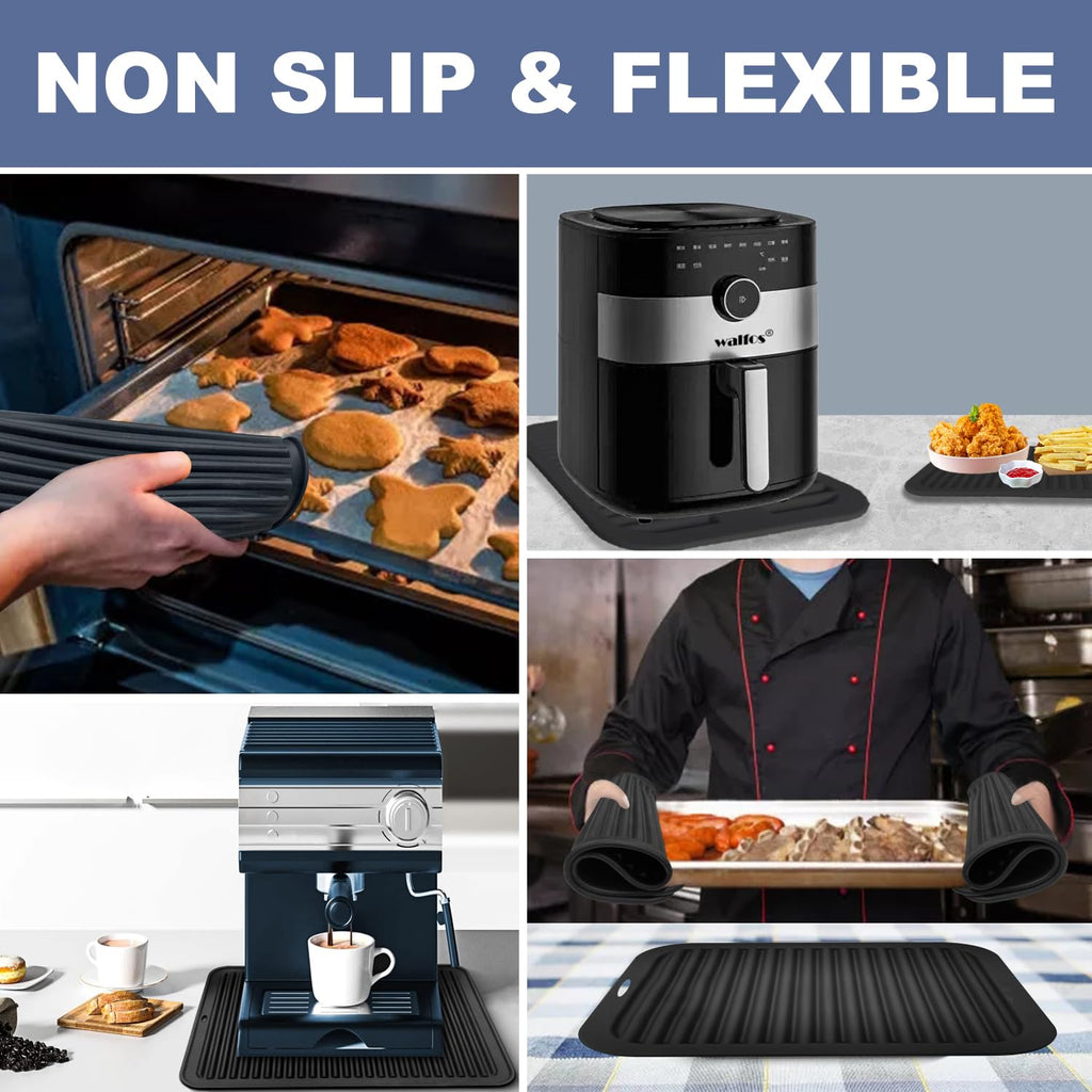 Heat-Resistant Silicone Trivet Collection