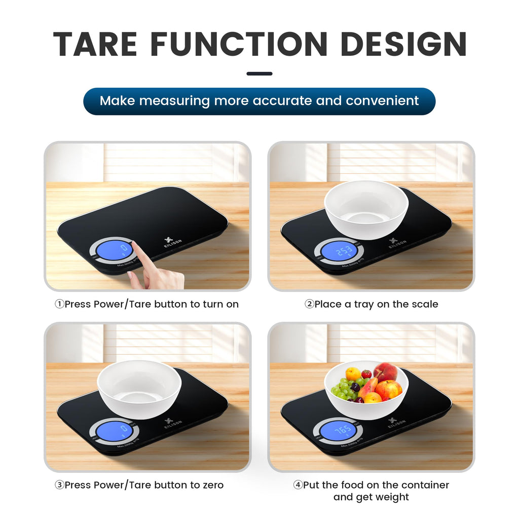 Bluetooth Nutrition Food Scale with TFT Display
