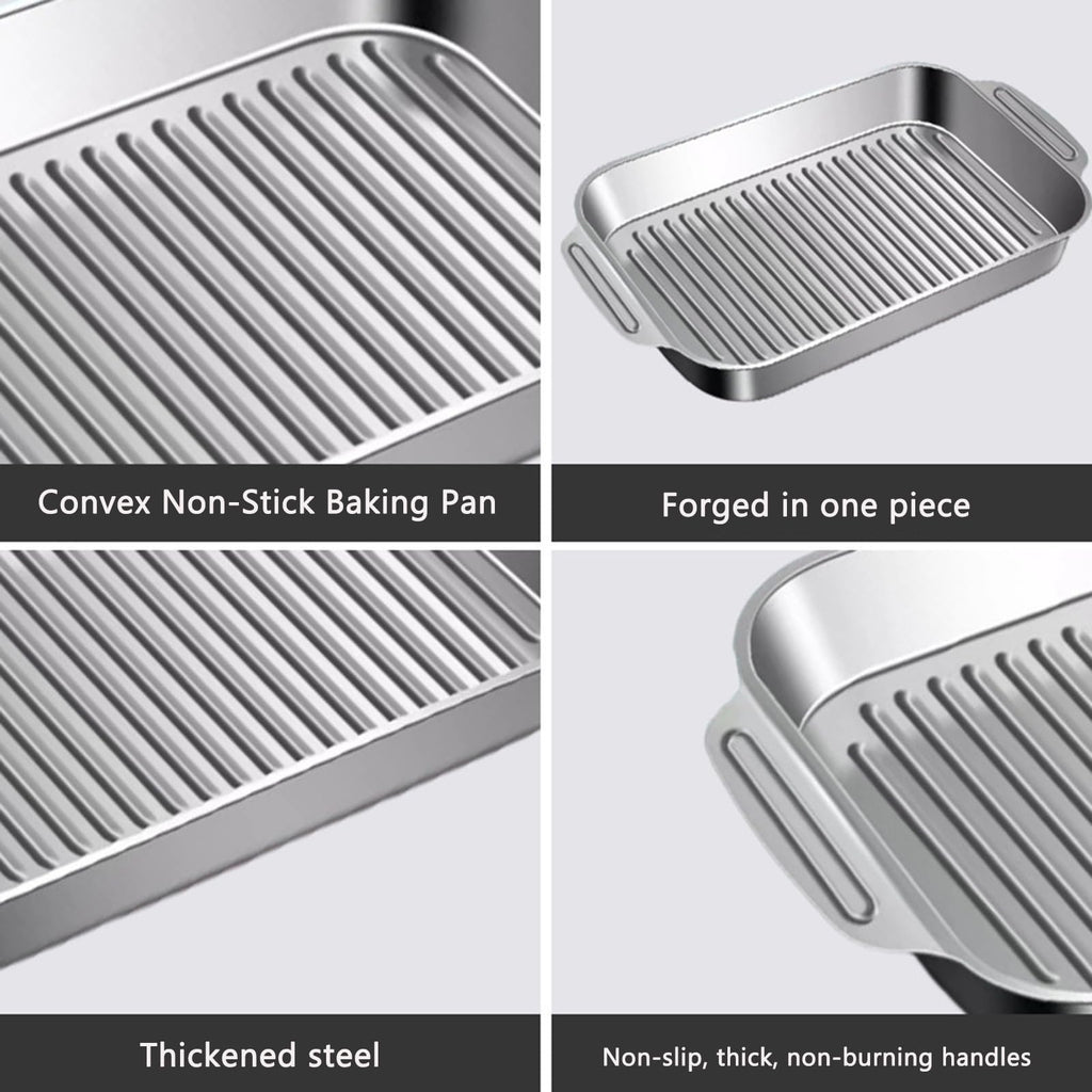 Rectangular Stainless Steel Roasting Pan