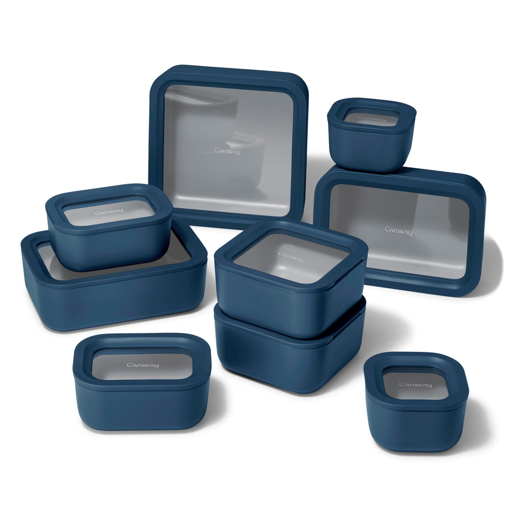 Glass Food Storage Container Set