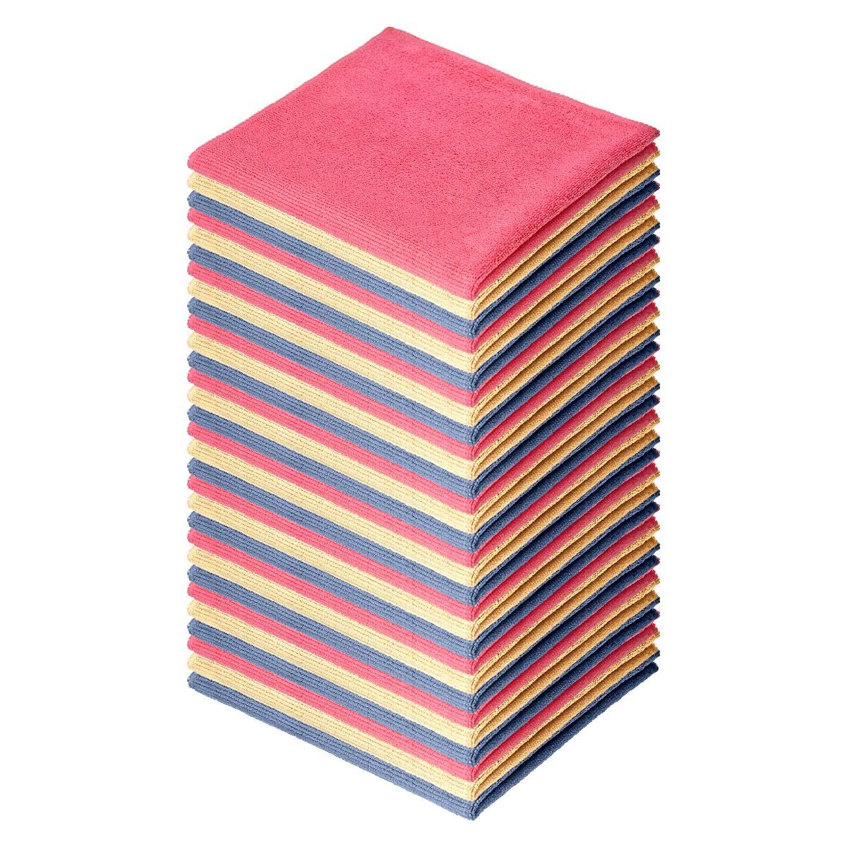 Color-Coded Microfiber Cleaning Cloth Collection
