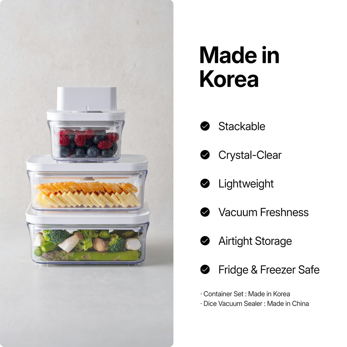 One-Click Airtight Food Storage Container Collection