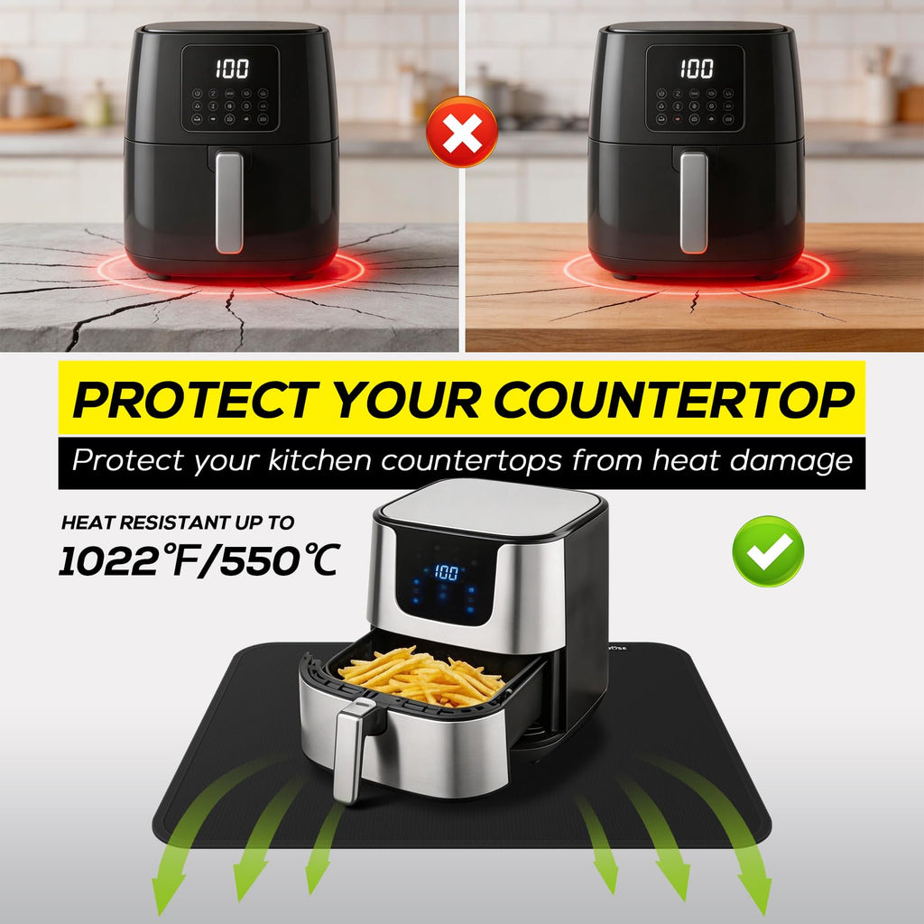 Heat-Resistant Countertop Appliance Mat Collection