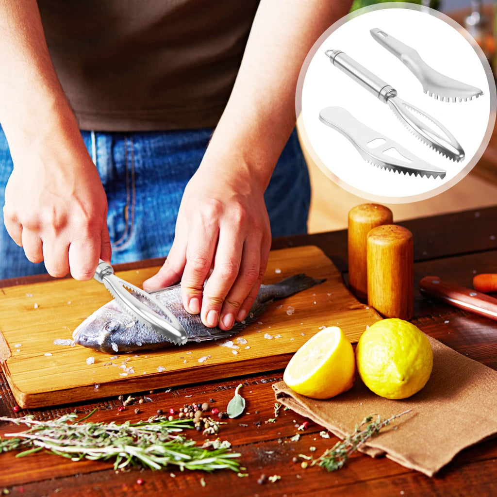 6-Piece Seafood Peeler and Grater Tool Set