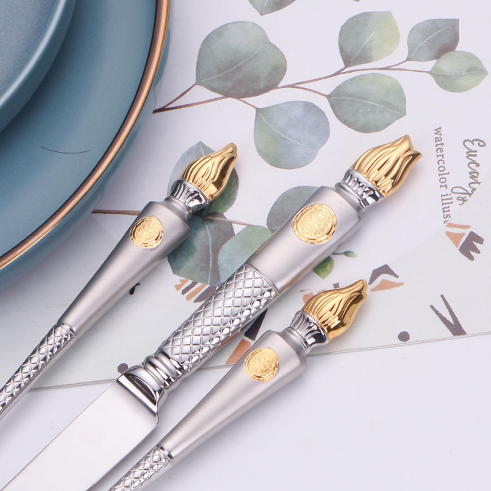 60-Piece 18/8 Stainless Steel Flatware Set