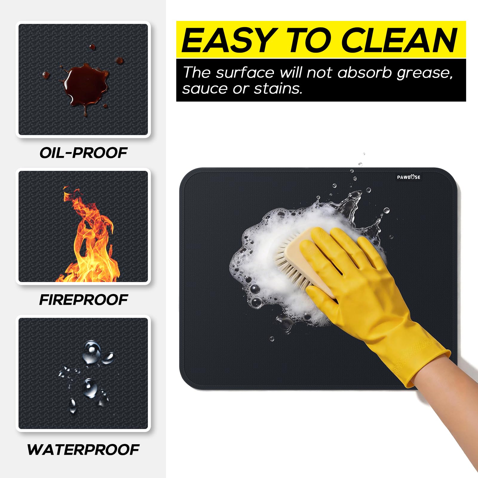 Heat-Resistant Countertop Appliance Mat Collection