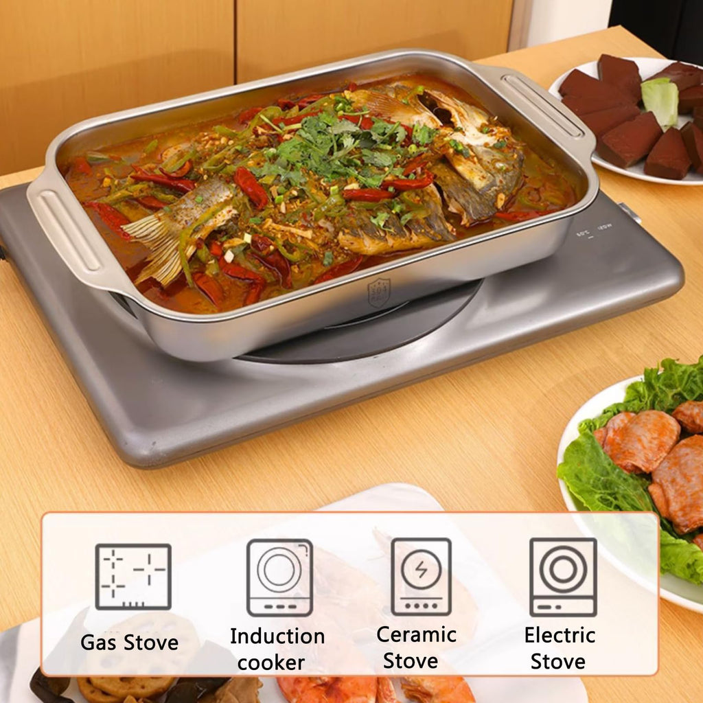 Rectangular Stainless Steel Roasting Pan