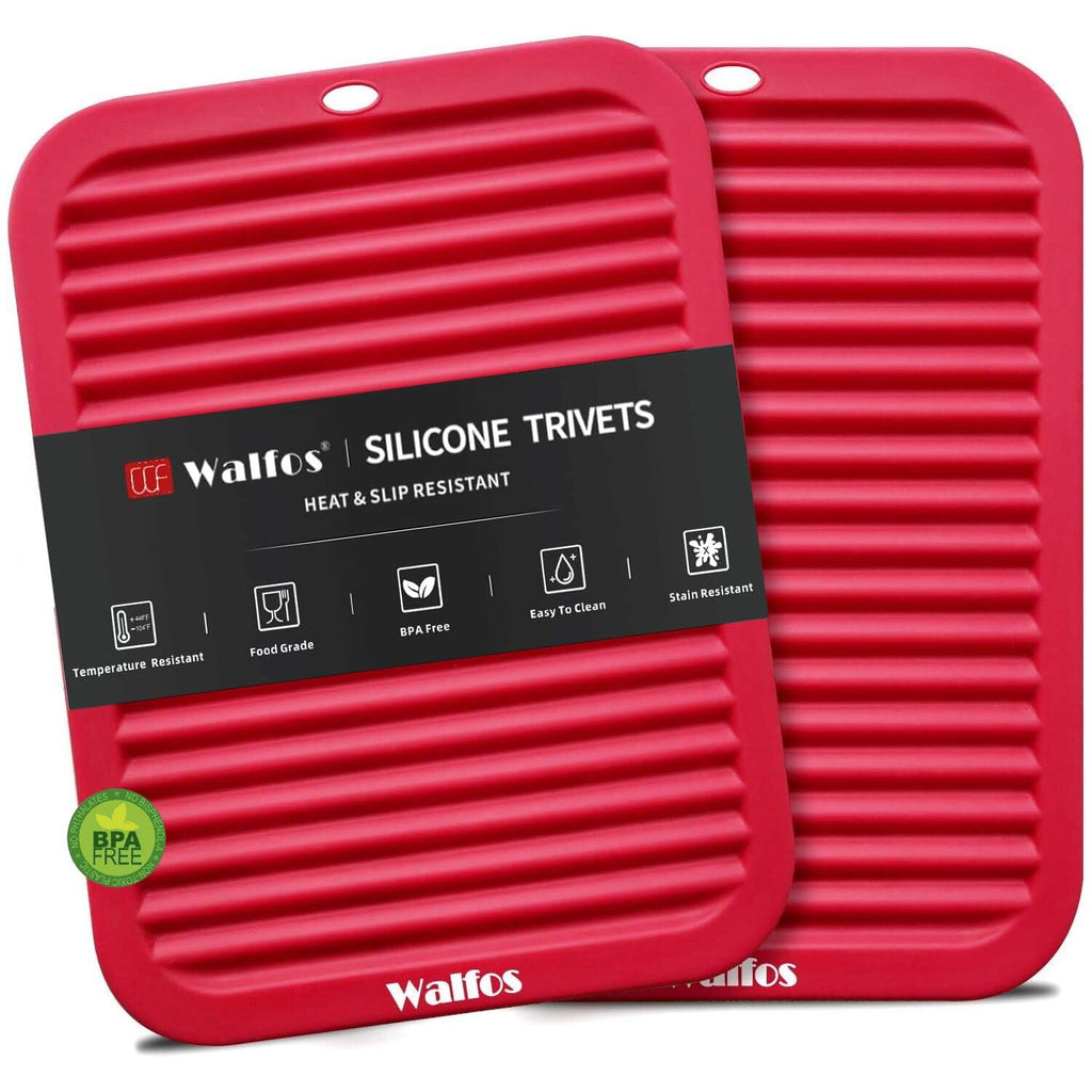 Heat-Resistant Silicone Trivet Collection