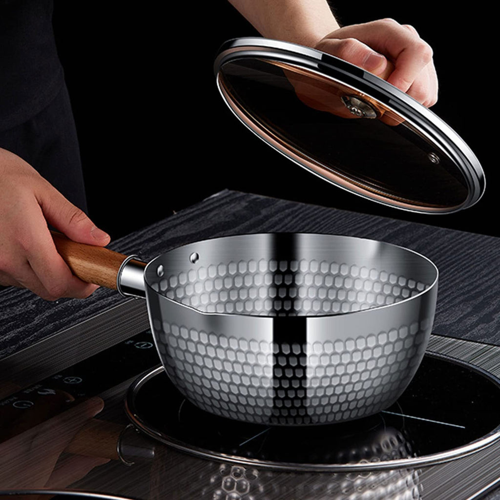 1.8L 304 Stainless Steel Saucepan with Pour Spout