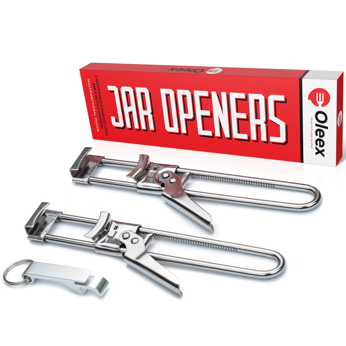 Adjustable Stainless Steel Jar Opener Set