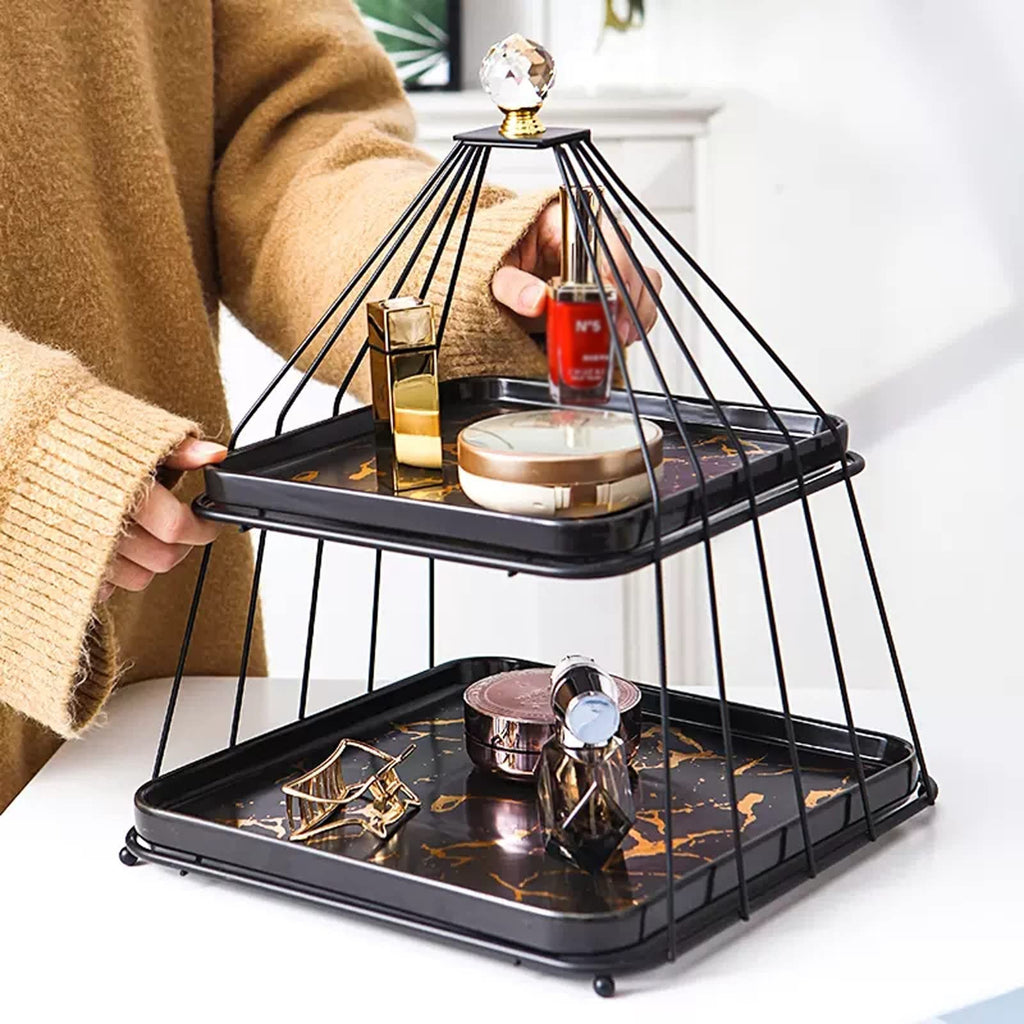 Ceramic Two- and Three-Tier Dessert Stand