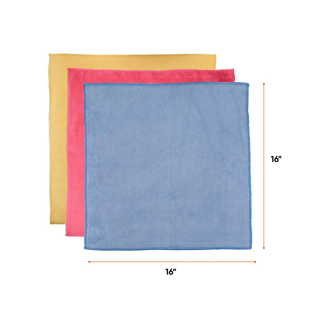 Color-Coded Microfiber Cleaning Cloth Collection