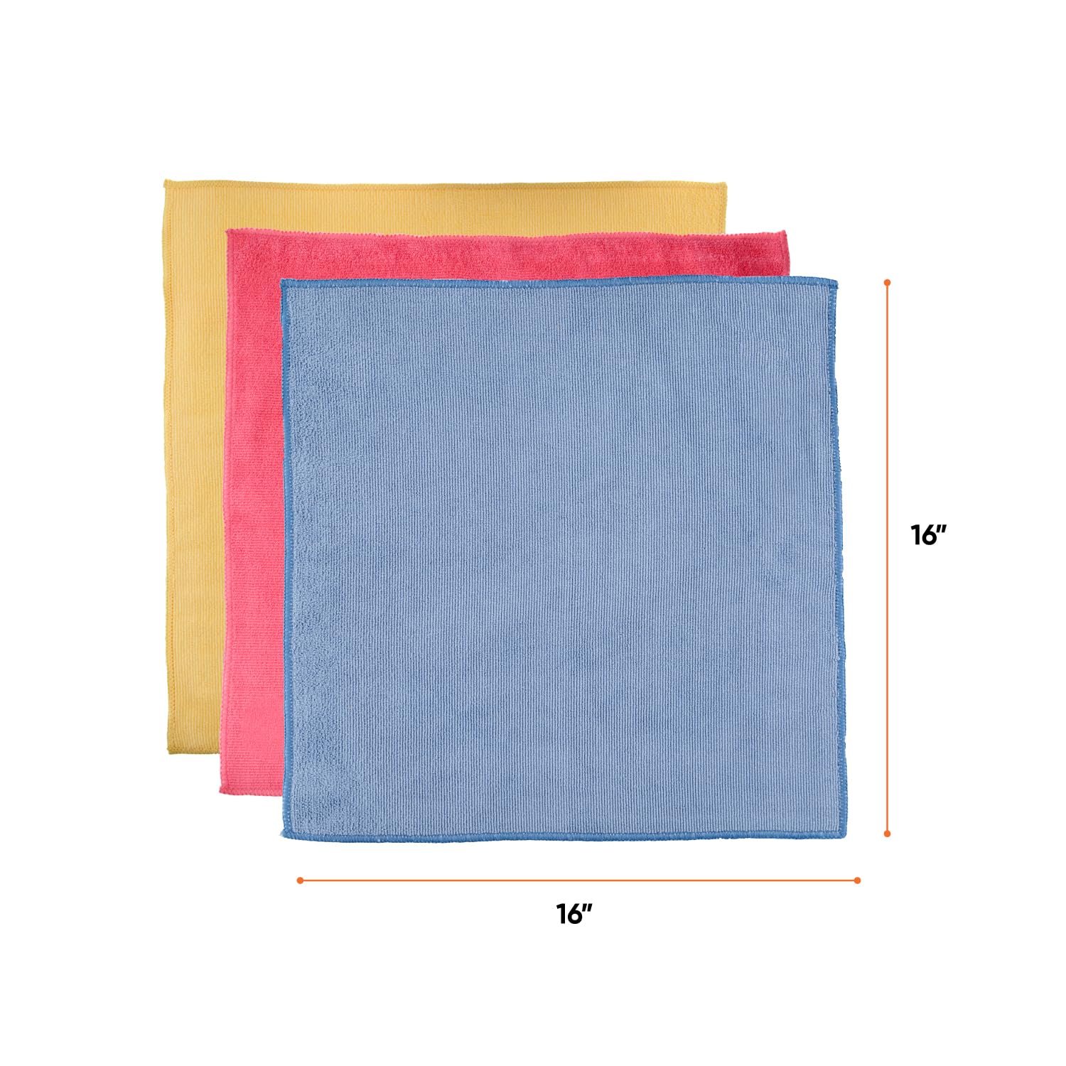 Color-Coded Microfiber Cleaning Cloth Collection