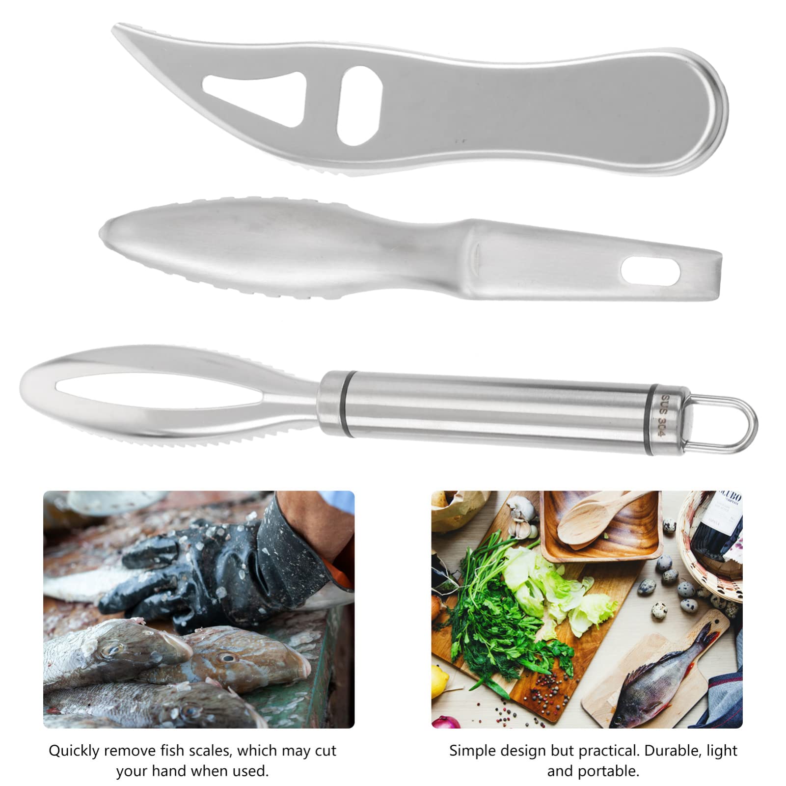 6-Piece Seafood Peeler and Grater Tool Set