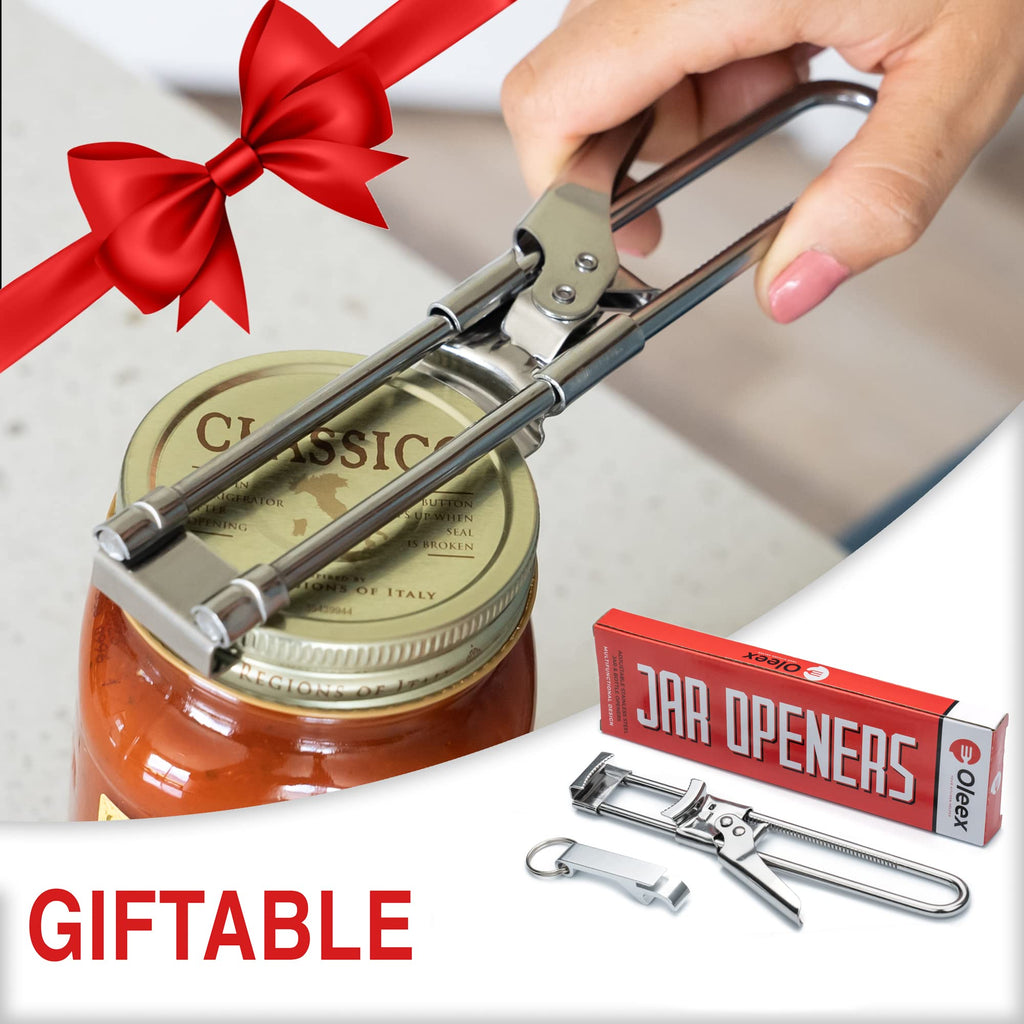 Adjustable Stainless Steel Jar Opener Set