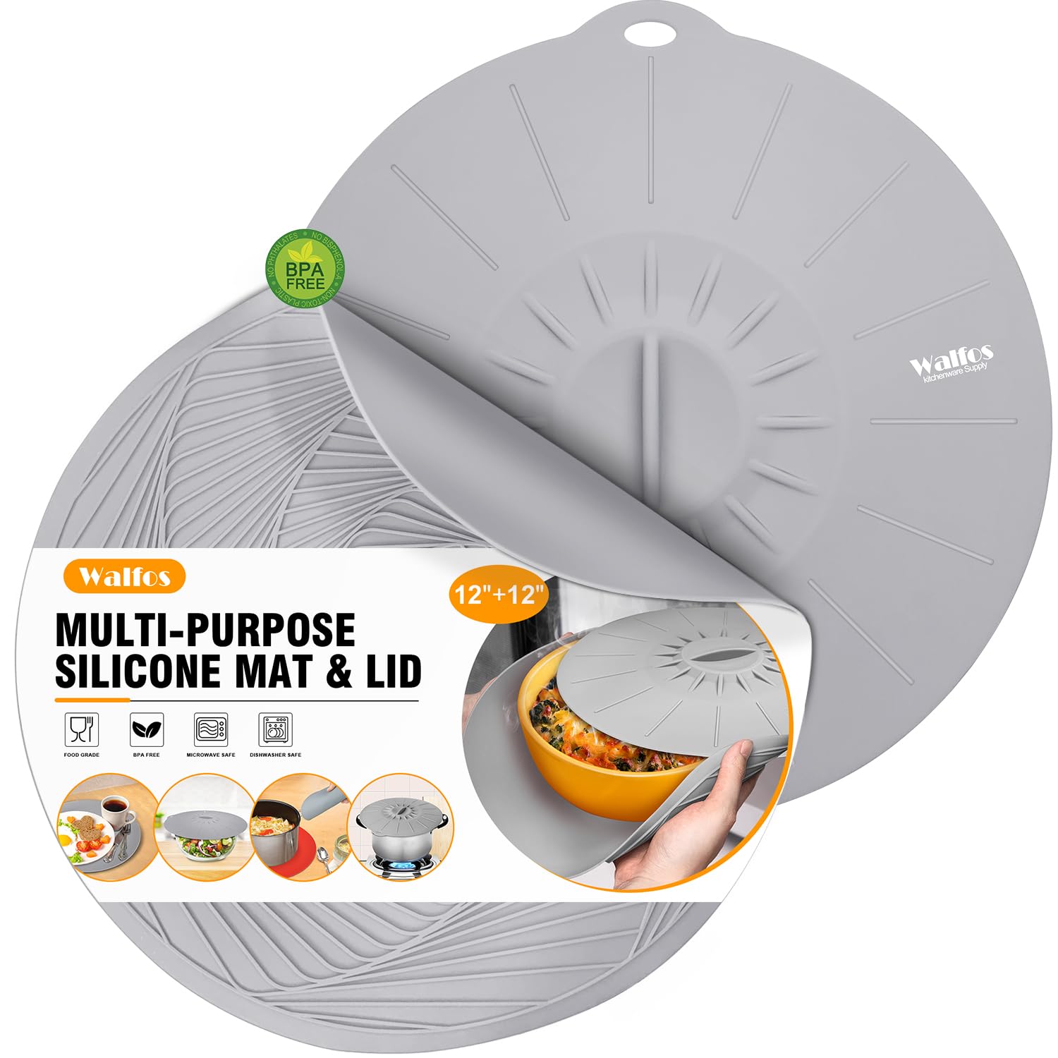 Heat-Resistant Silicone Trivet Collection