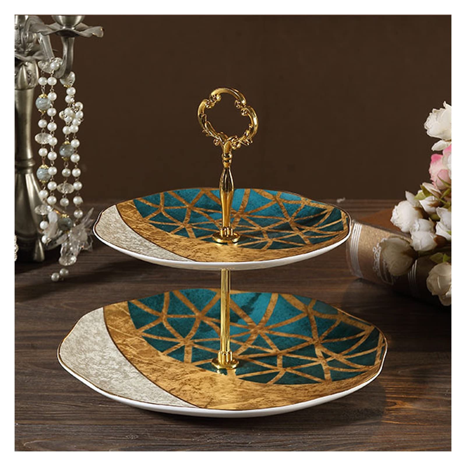 Three-Tier Afternoon Tea Serving Stand